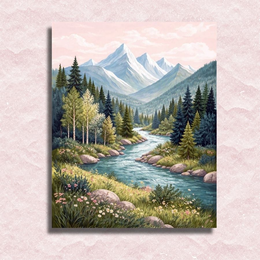 Mountain River Landscape