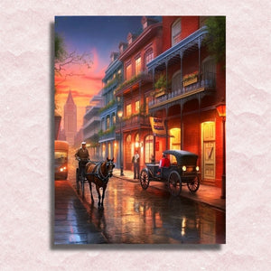New Orleans Downtown Canvas - Paint by numbers