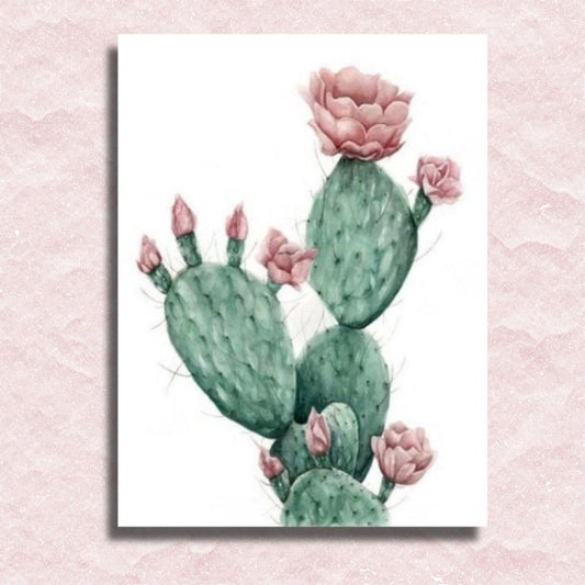 Cactus Opuntia Canvas - Paint by numbers