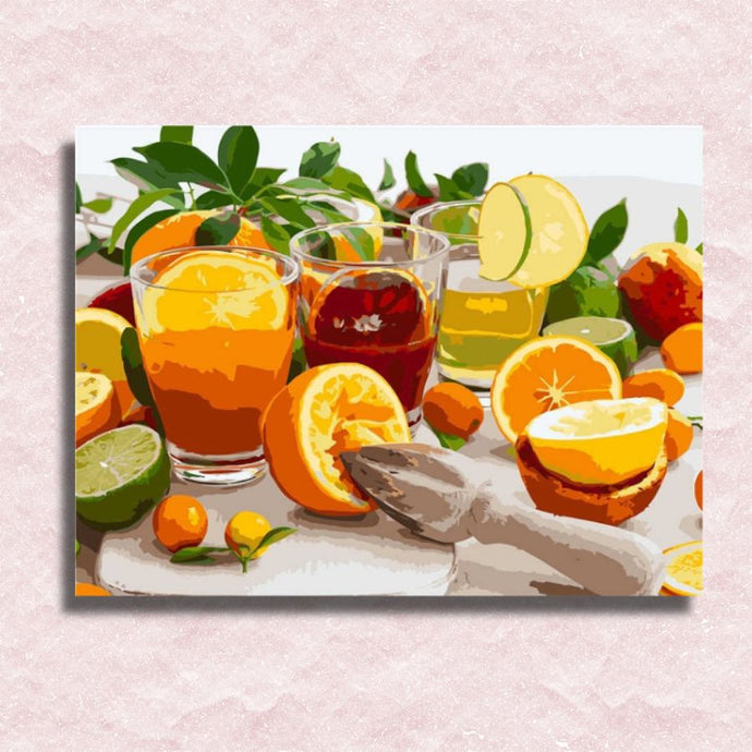 Oranges Fantasy Canvas - Paint by numbers