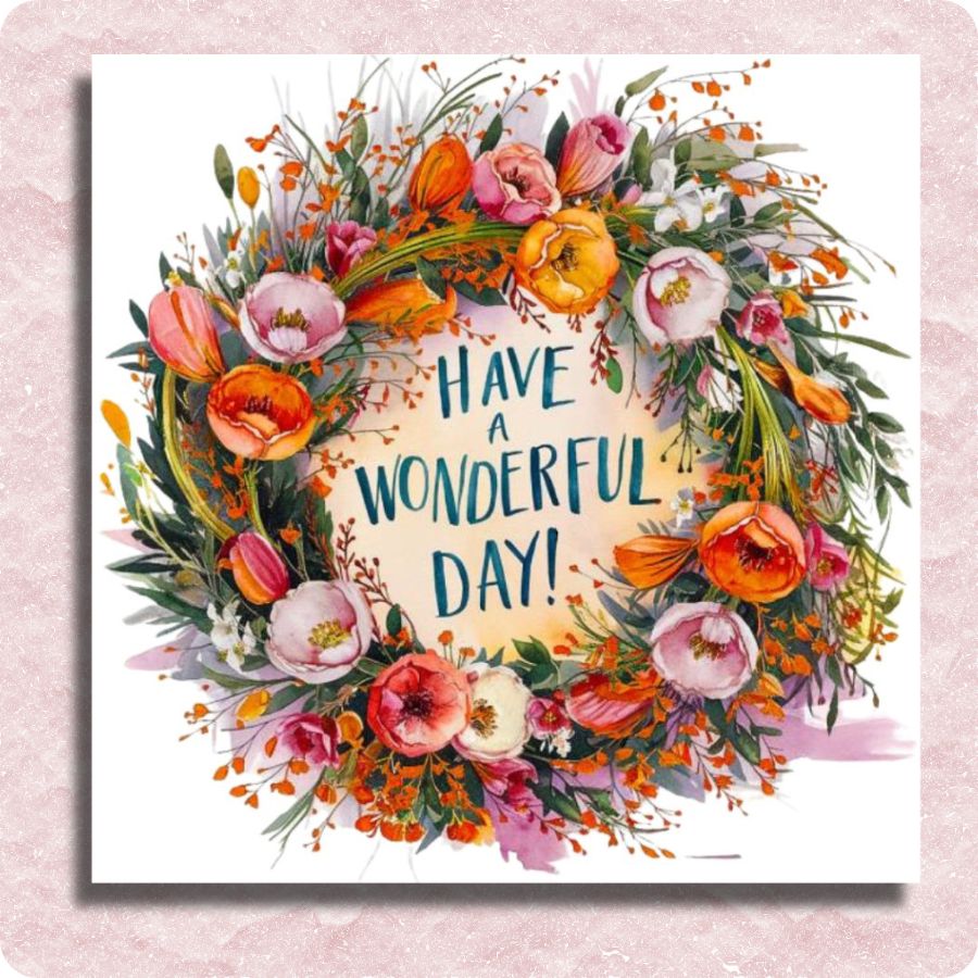 Paint a Wonderful Day Canvas - Paint by Numbers