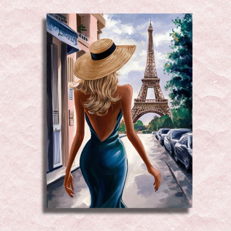 Paris Romance Canvas - Paint by numbers
