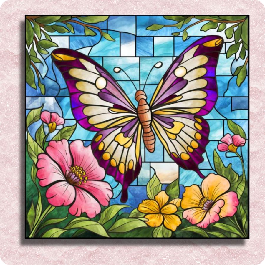 Poetry in Glass - Paint by numbers