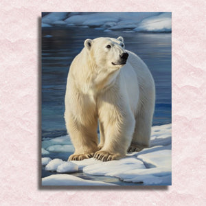 Polar Bear Canvas - Paint by numbers