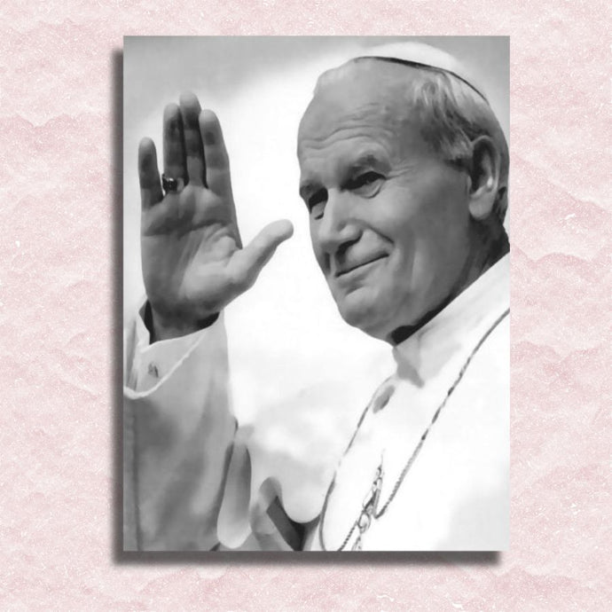 Pope St. John Paul II Canvas - Paint by numbers