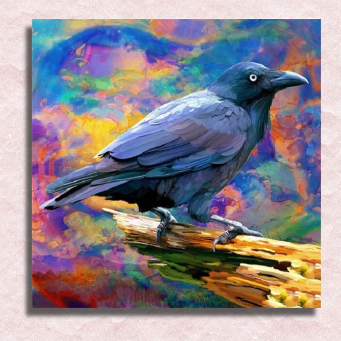 Raven Canvas - Paint by numbers