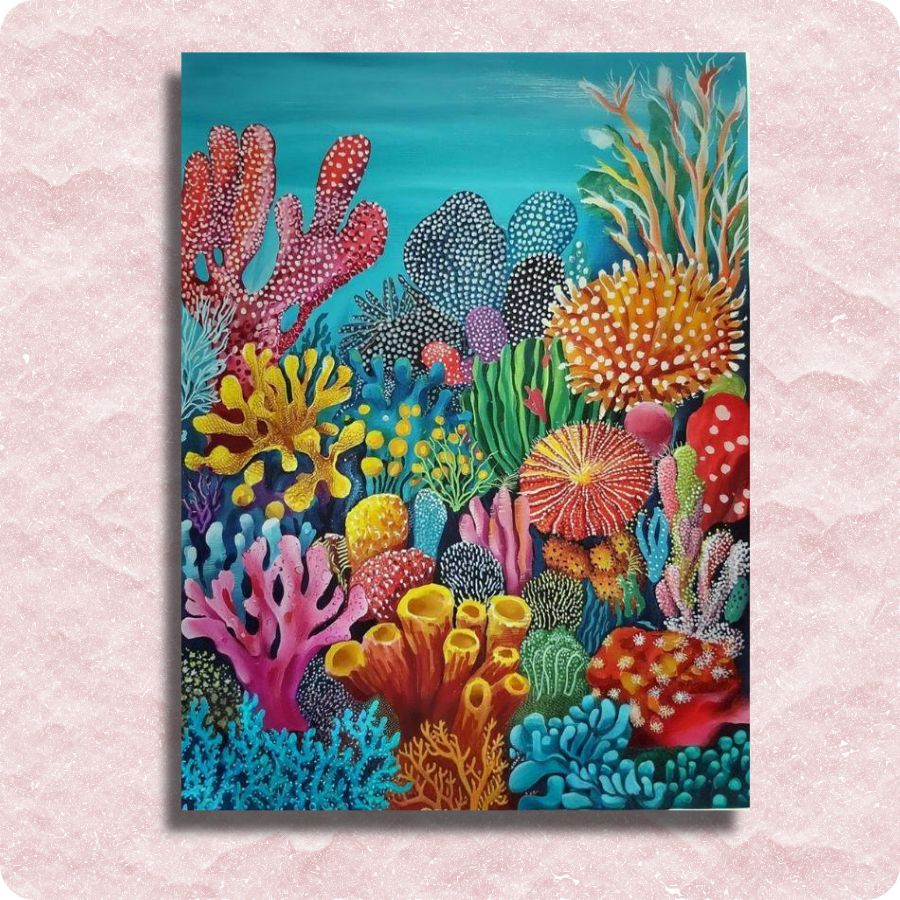 Reef Color Symphony canvas - Paint by numbers
