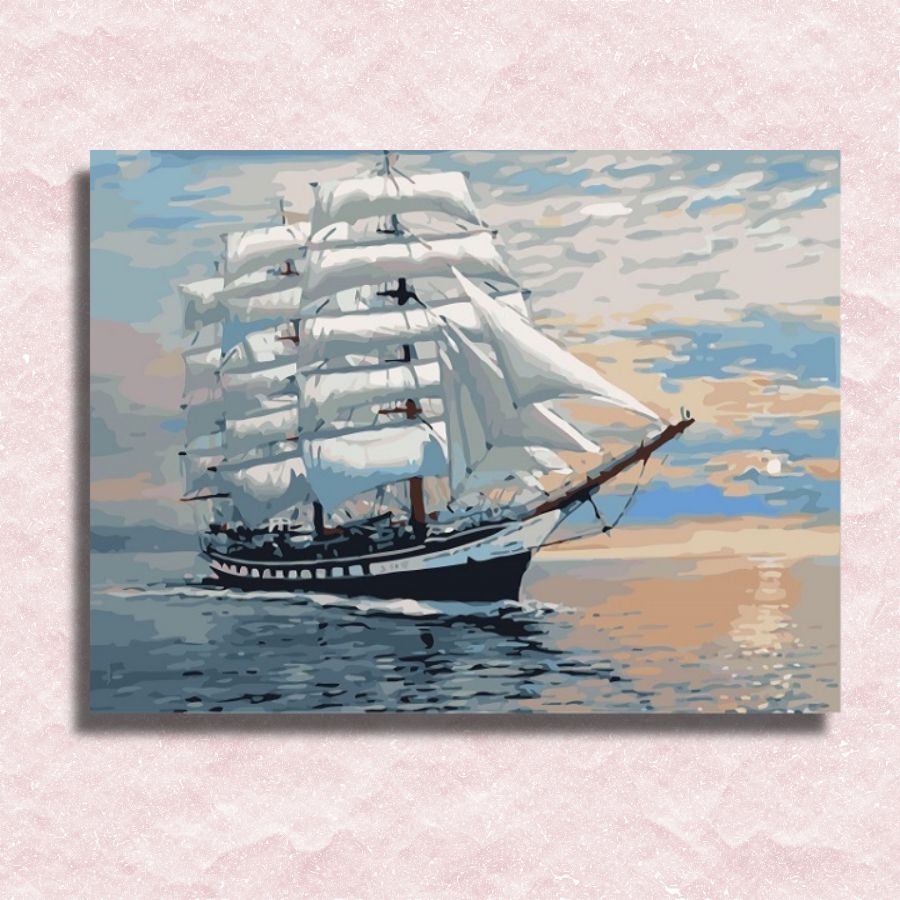 Sailboat Canvas - Paint by numbers