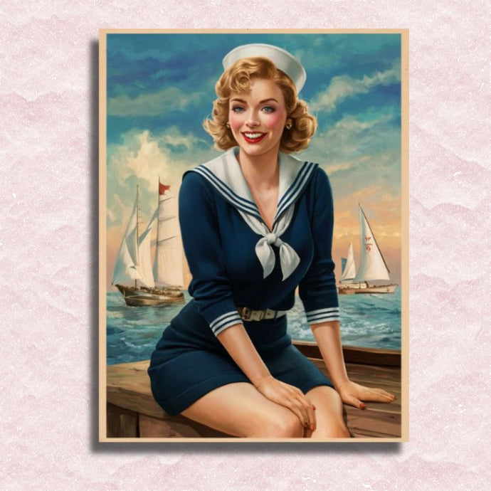 Sailor Lady Canvas - Paint by numbers