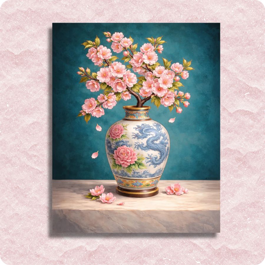 Sakura Cherry Blossom - Paint by numbers
