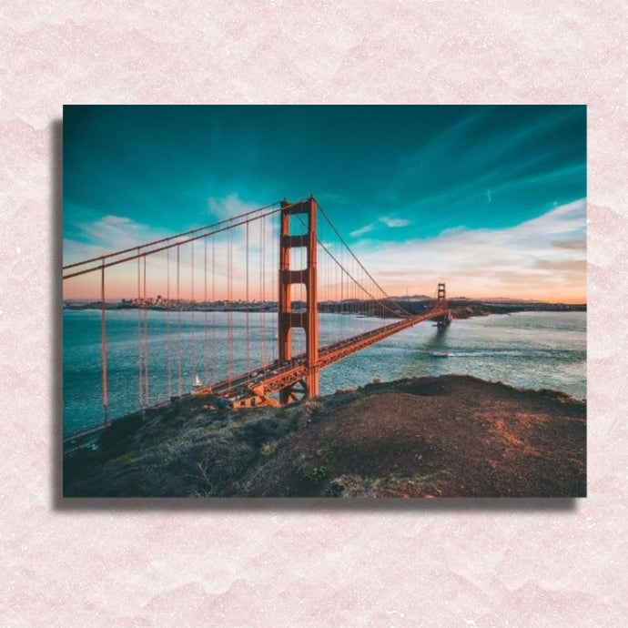 San Francisco Golden Gate Bridge Canvas - Paint by numbers
