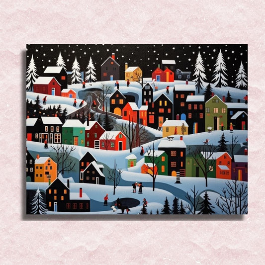 Silent Night Canvas - Paint by numbers