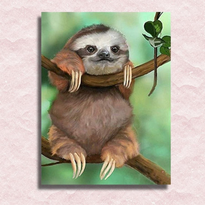 Sloth Canvas - Paint by numbers