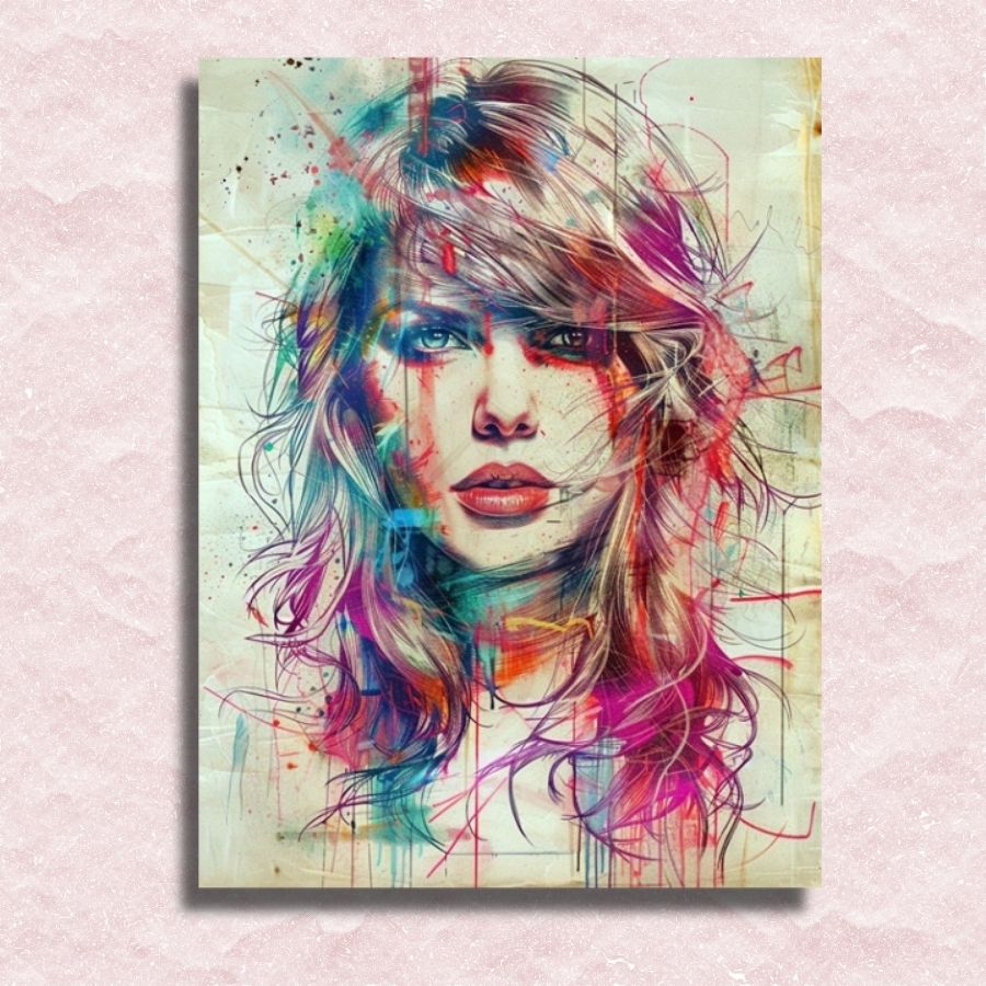 Taylor Swift Canvas - Paint by numbers kit