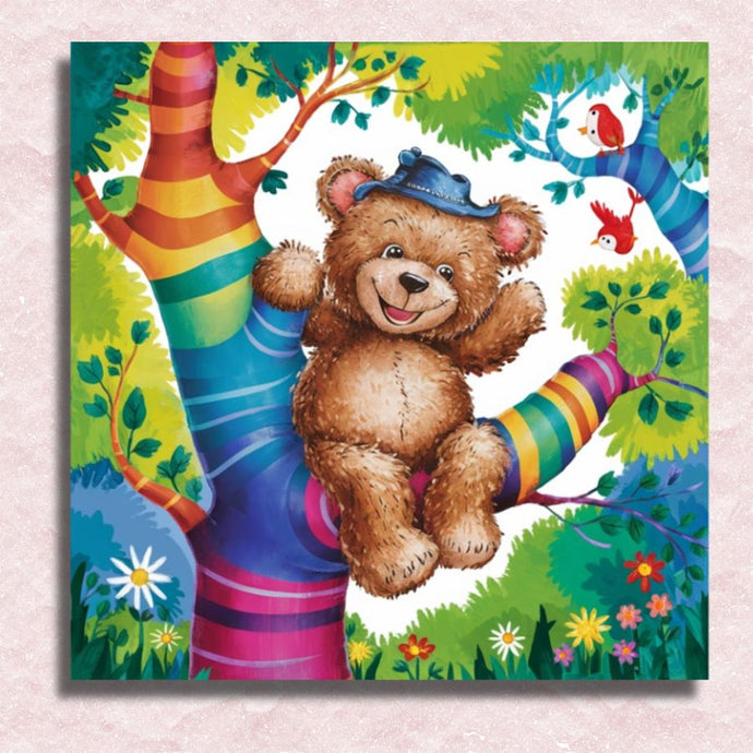 Teddy Bear Canvas - Paint by numbers
