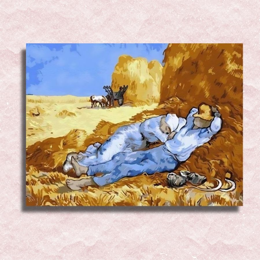 Van Gogh - Noon Rest from Work Canvas - Paint by numbers