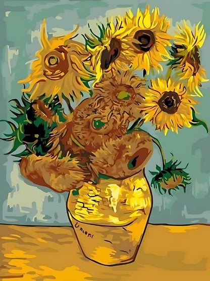 Van Gogh - Sunflowers - Paint by numbers