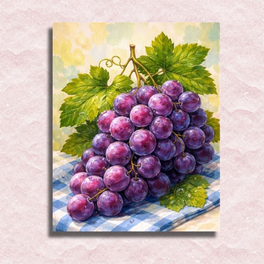 Vine Grapes - Paint by numbers