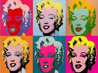 Andy Warhol - Marilyn Monroe - Paint by numbers