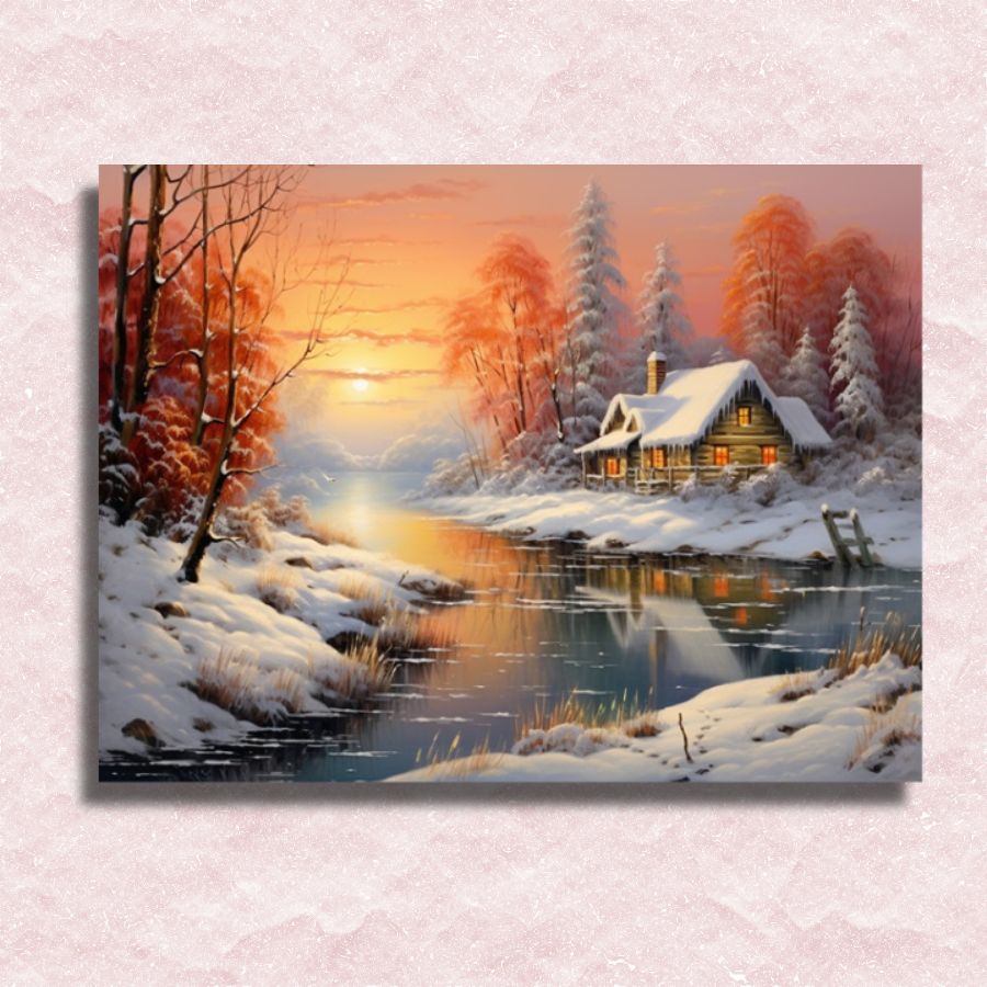 Winter Solitude Canvas - Paint by numbers