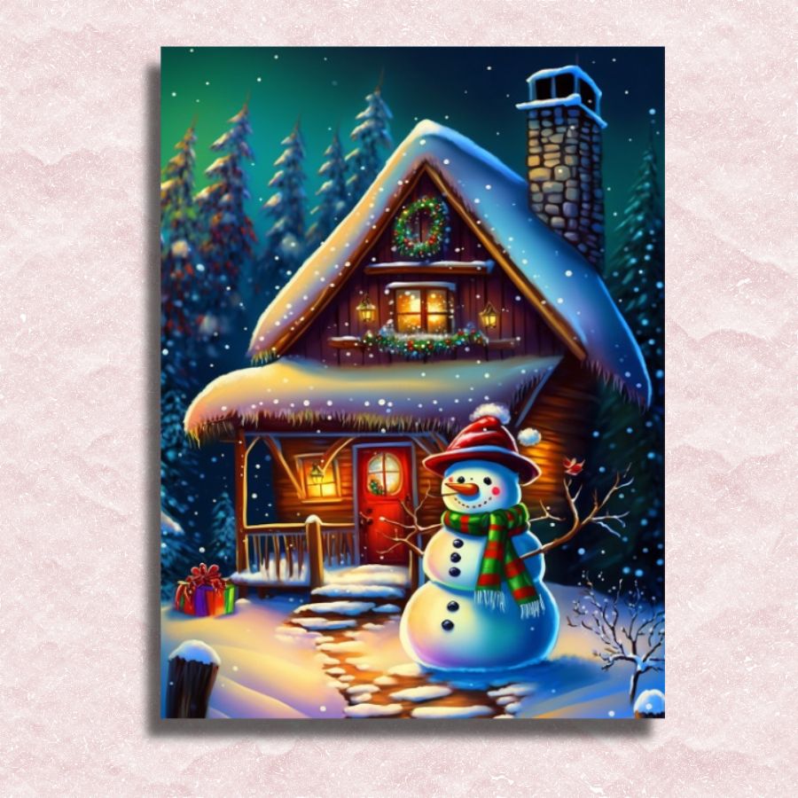 Winter and Christmas Canvas - Paint by numbers