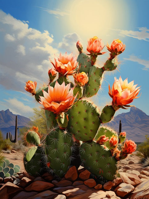 Wonderful Cactuses - Paint by numbers