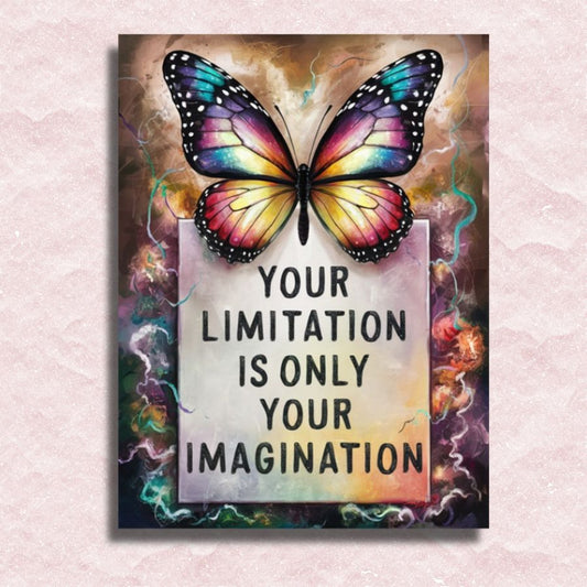 Your Limitation is only your Imagination Canvas - Paint by numbers