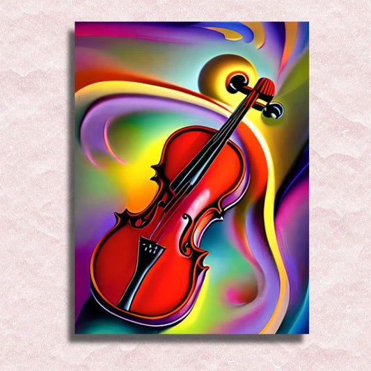 Abstract Violin Canvas - Paint by numbers