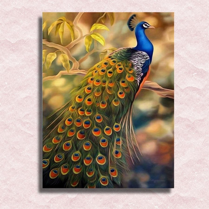 Amazing Peacock Canvas - Paint by numbers