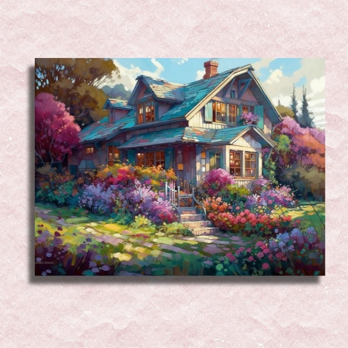 Among Flowers Canvas - Paint by numbers