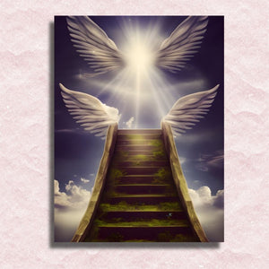 Angelic Stairway to Heaven Canvas - Paint by numbers
