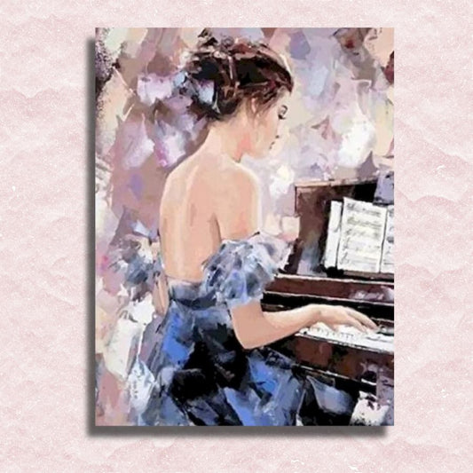 Beautiful Pianist Canvas - Paint by numbers