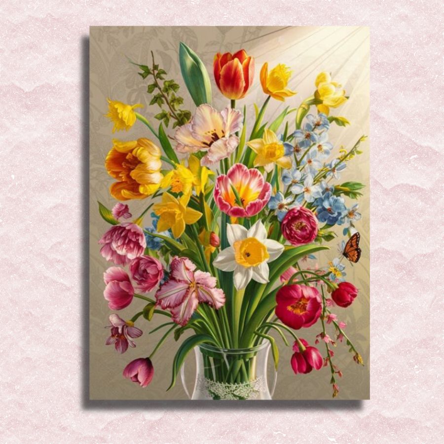 Bloom Symphony Canvas - Paint by numbers