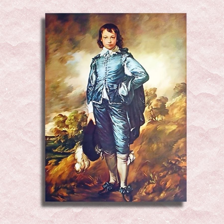 Blue Boy Canvas - Paint by numbers