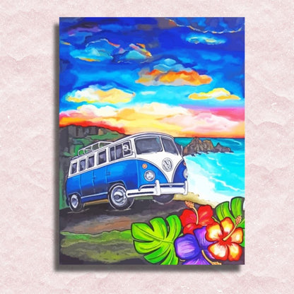 Volkswagen Bus Canvas - Paint by numbers