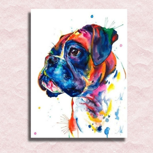 Boxer Dog Canvas - Paint by numbers