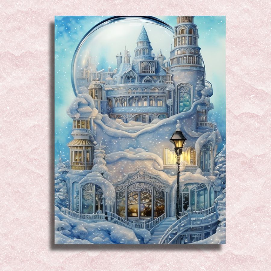Castle in Frozen Time Canvas - Paint by numbers