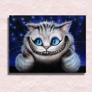 Cheshire Cat Smile Canvas - Paint by numbers