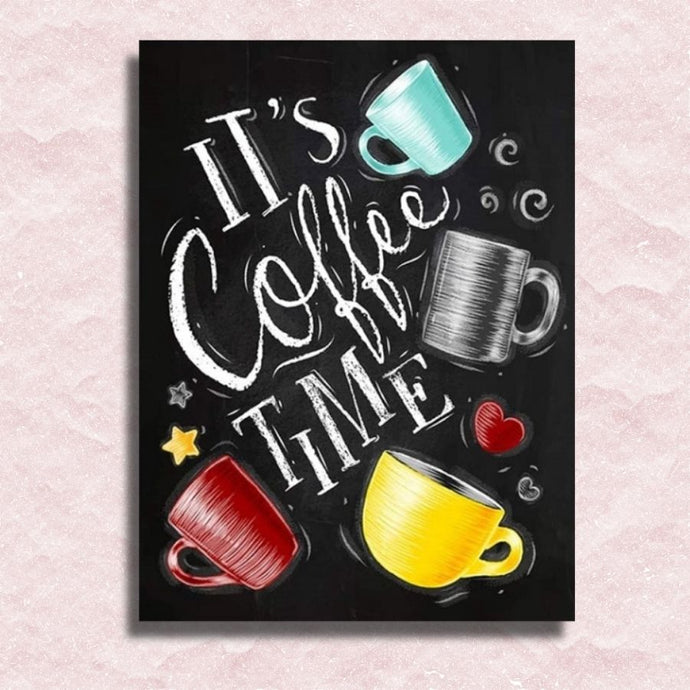 Coffee Time Canvas - Paint by numbers