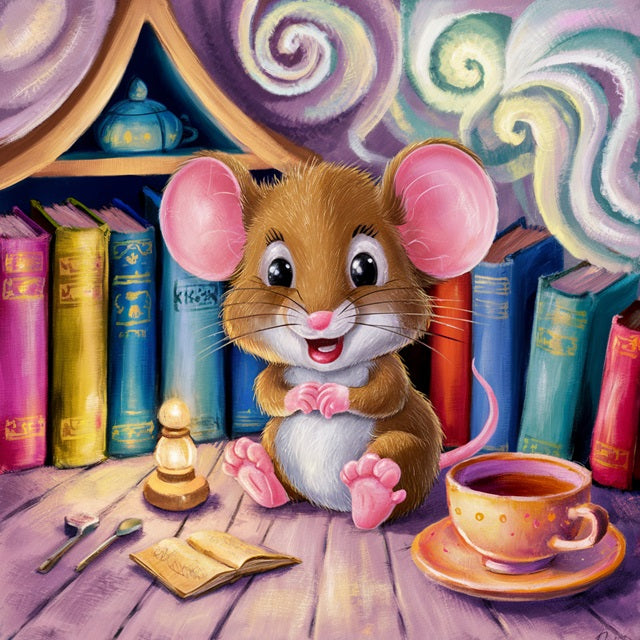 Cute Mouse - Paint by numbers
