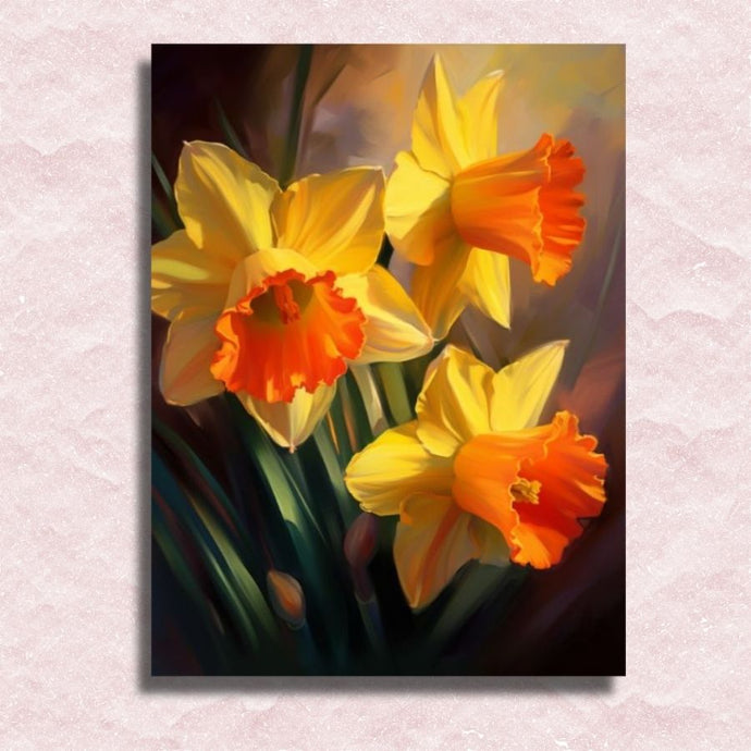 Daffodils Canvas - Paint by numbers