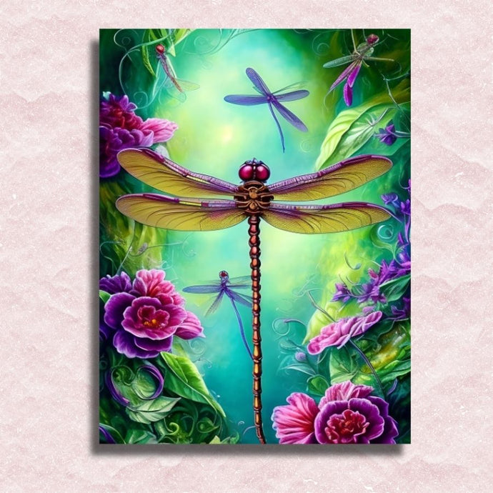 Dragonfly Dreams Canvas - Paint by numbers