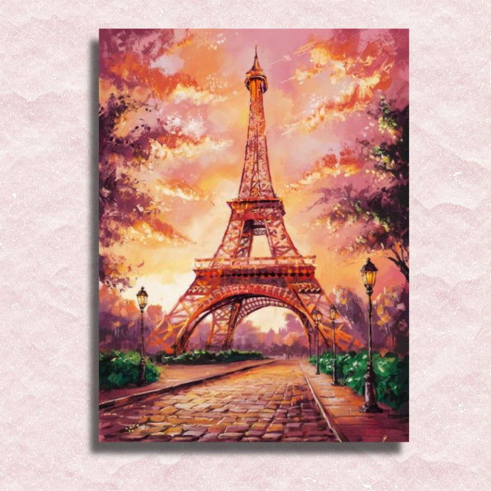 Eiffel Tower in Paris Canvas - Paint by numbers