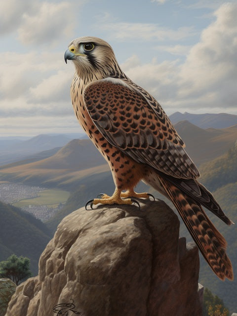 Falcon - Paint by numbers