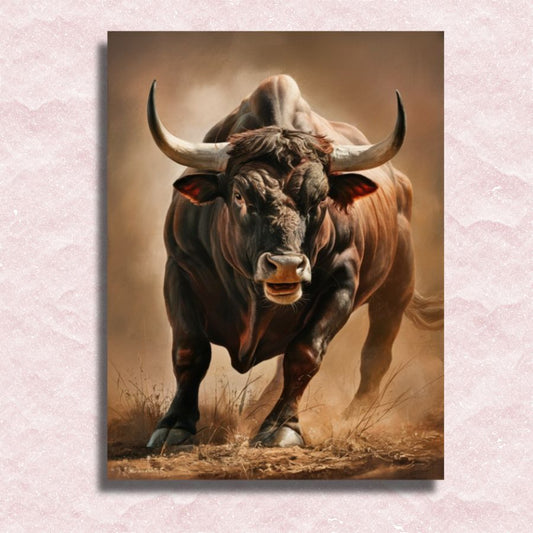 Fierce Bull Canvas - Paint by numbers
