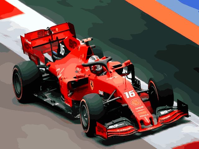 Formula 1 Ferrari - Paint by numbers