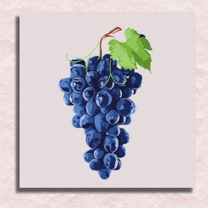Fresh Ripe Grapes Canvas - Paint by numbers