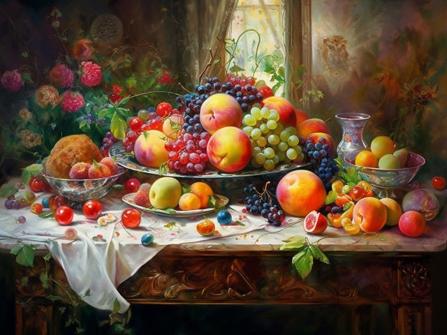 Buy Still life with grapes - painting by numbers online