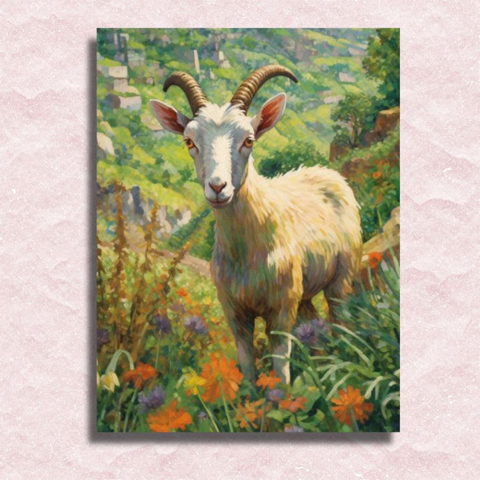 Goat Canvas - Paint by numbers