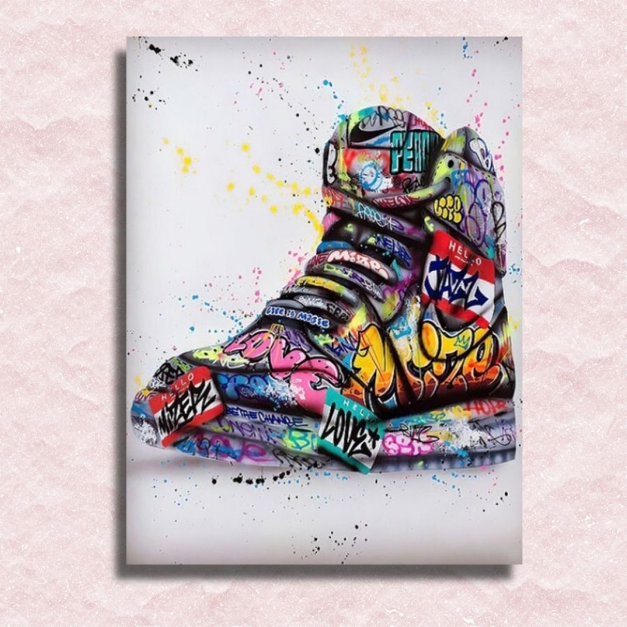 Graffiti Sneaker Paint by Numbers Kit – Painting By Numbers Shop